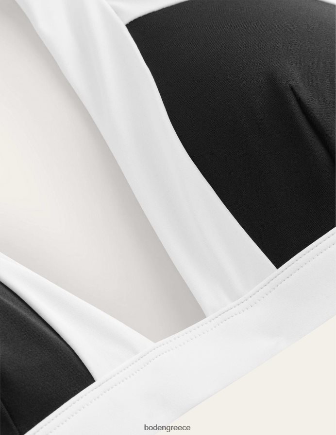 μαύρο χρώμα είδη ένδυσης τοπ μπικίνι halter ithaca Boden γυναίκες 464PH8283