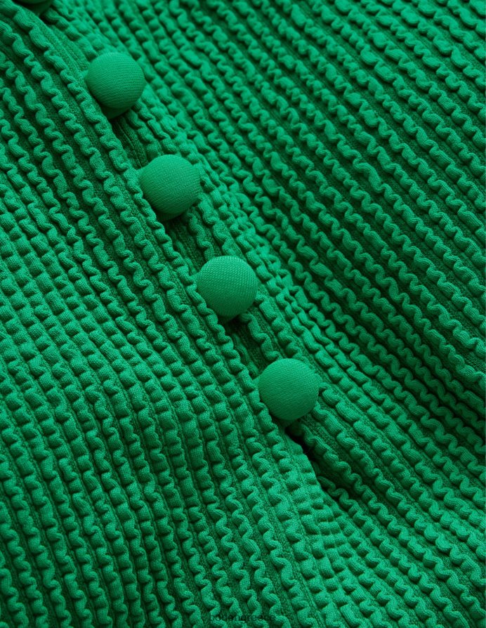 φωτεινό πράσινο υφή είδη ένδυσης Μαγιό με υφή henley Boden γυναίκες 464PH81771