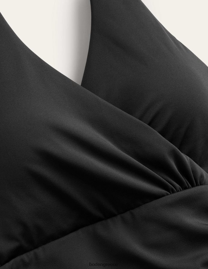 μαύρος είδη ένδυσης μαγιό levanzo ruched halter Boden γυναίκες 464PH8227