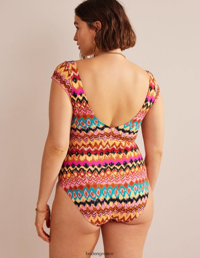 multi ikat είδη ένδυσης μαγιό καπάκι μανίκι γραβάτα Boden γυναίκες 464PH81118