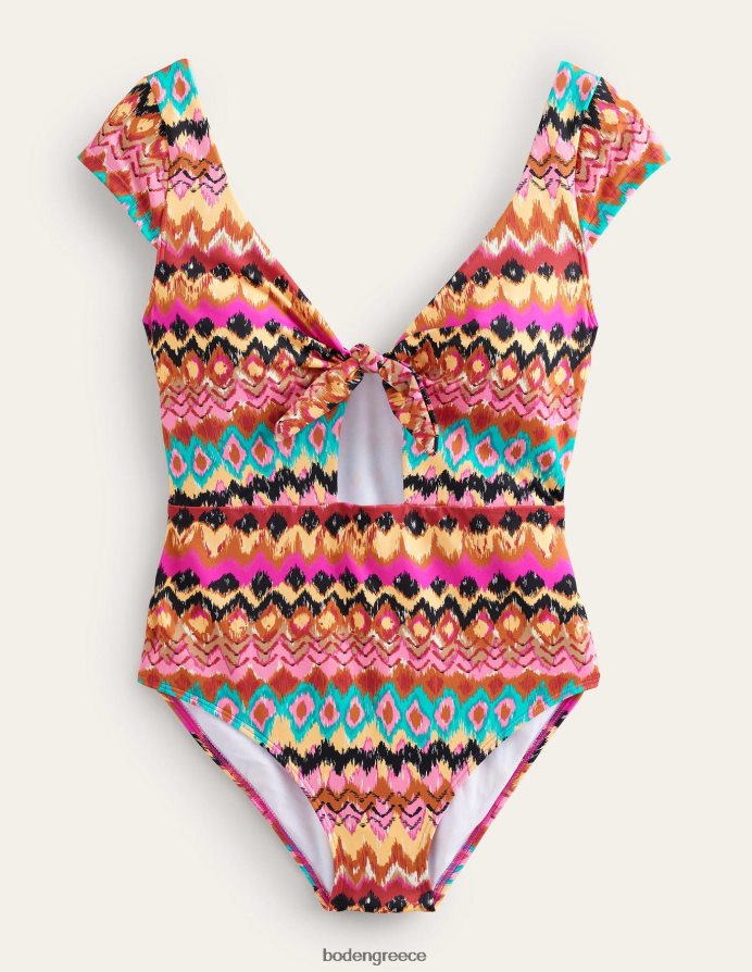 multi ikat είδη ένδυσης μαγιό καπάκι μανίκι γραβάτα Boden γυναίκες 464PH81118