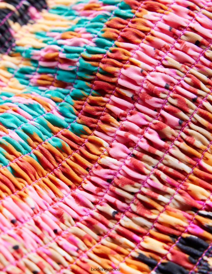 multi ikat είδη ένδυσης smocked bandeau μπικίνι τοπ Boden γυναίκες 464PH82156