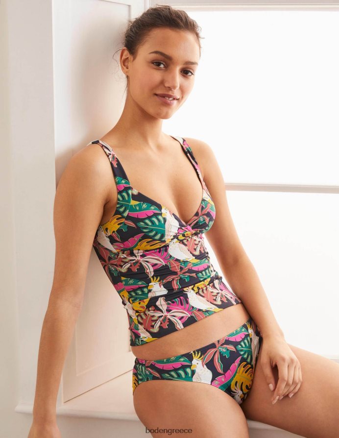 navy & parakeet palm είδη ένδυσης παντελόνι μπικίνι Boden γυναίκες 464PH82049