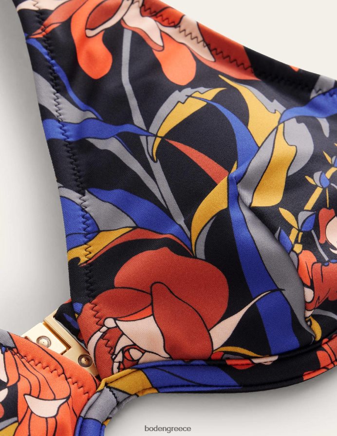 nero & χρυσάνθεμο είδη ένδυσης τοπ μπικίνι σε μέγεθος κούπας Boden γυναίκες 464PH81876