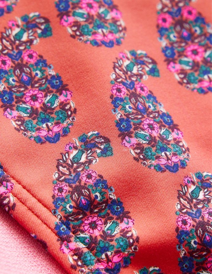 λωτός πορτοκαλί paisley είδη ένδυσης κορδόνι παντελόνι μπικίνι Boden γυναίκες 464PH8289