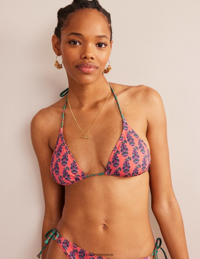 λωτός πορτοκαλί paisley είδη ένδυσης κορδόνι μπικίνι Boden γυναίκες 464PH8313