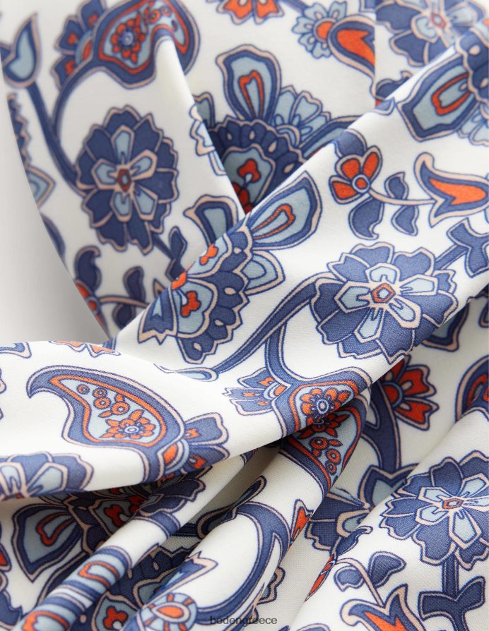 ιβουάρ & μπλε paisley είδη ένδυσης μαγιό capri σε μέγεθος cup Boden γυναίκες 464PH81323