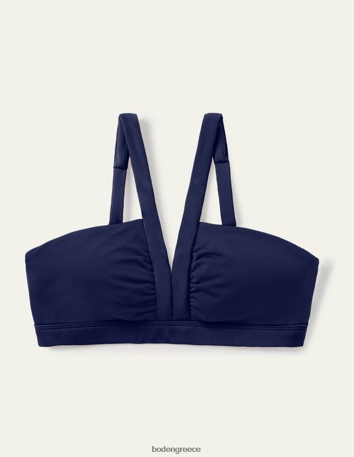 γαλλικό ναυτικό είδη ένδυσης top μπικίνι με λαιμόκοψη κορσικής Boden γυναίκες 464PH82409