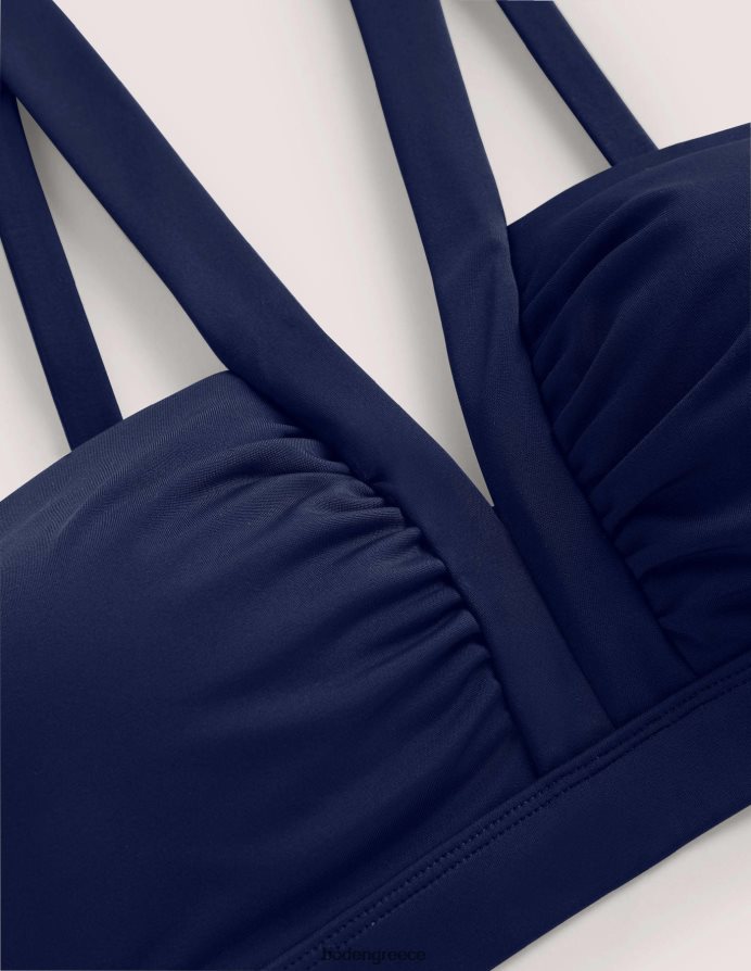 γαλλικό ναυτικό είδη ένδυσης top μπικίνι με λαιμόκοψη κορσικής Boden γυναίκες 464PH82409