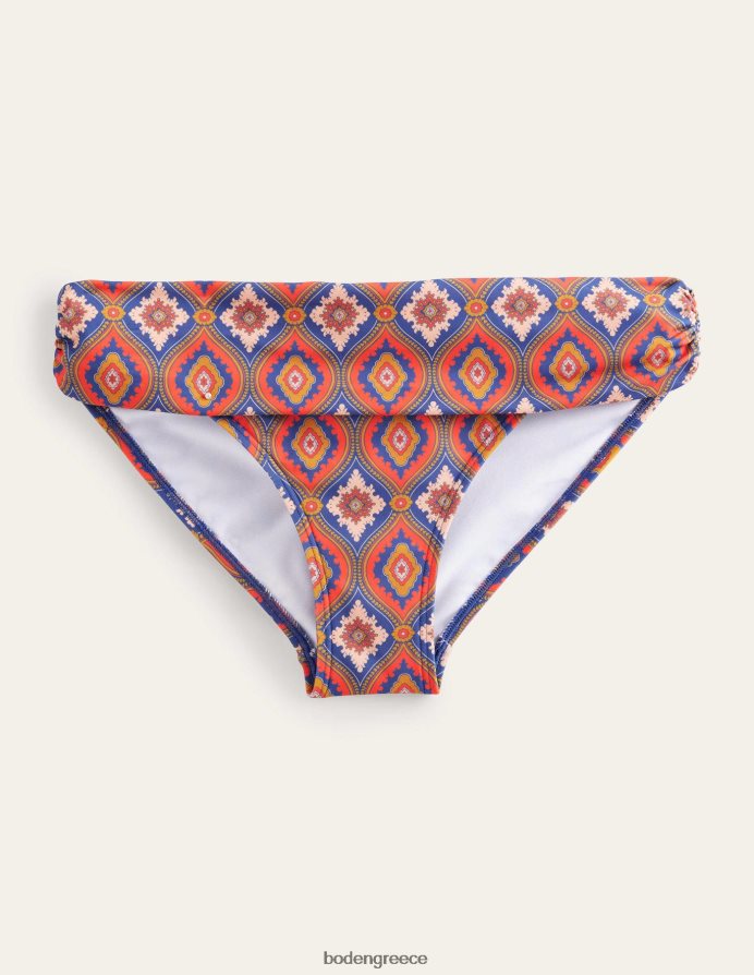 vermillion & εξωτικό διαμάντι είδη ένδυσης κλασικό πτυσσόμενο πάτο μπικίνι Boden γυναίκες 464PH81714