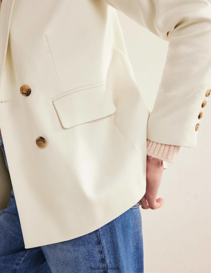 ελεφαντόδοντο είδη ένδυσης Μπλέιζερ με διπλό στήθος Boden γυναίκες 464PH81465