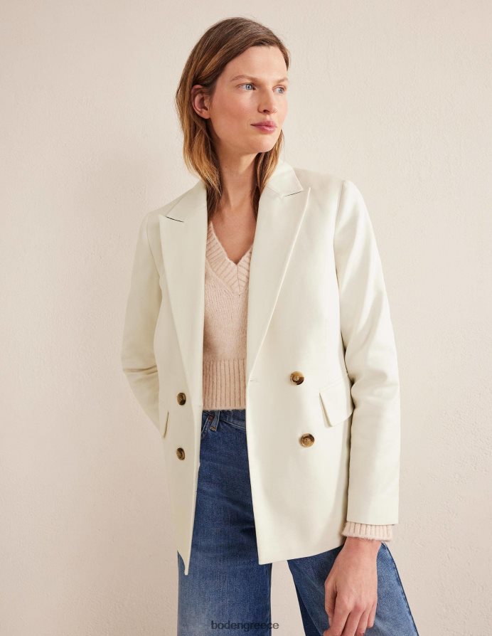 ελεφαντόδοντο είδη ένδυσης Μπλέιζερ με διπλό στήθος Boden γυναίκες 464PH81465