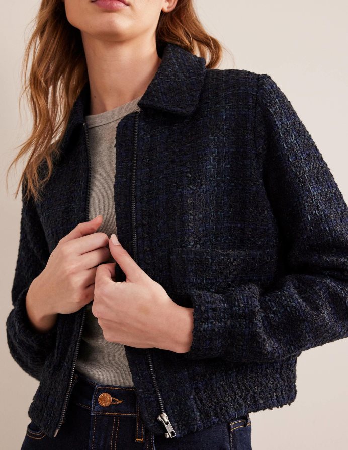 ΠΟΛΕΜΙΚΟ ΝΑΥΤΙΚΟ είδη ένδυσης σακάκι με φερμουάρ Boden γυναίκες 464PH81584