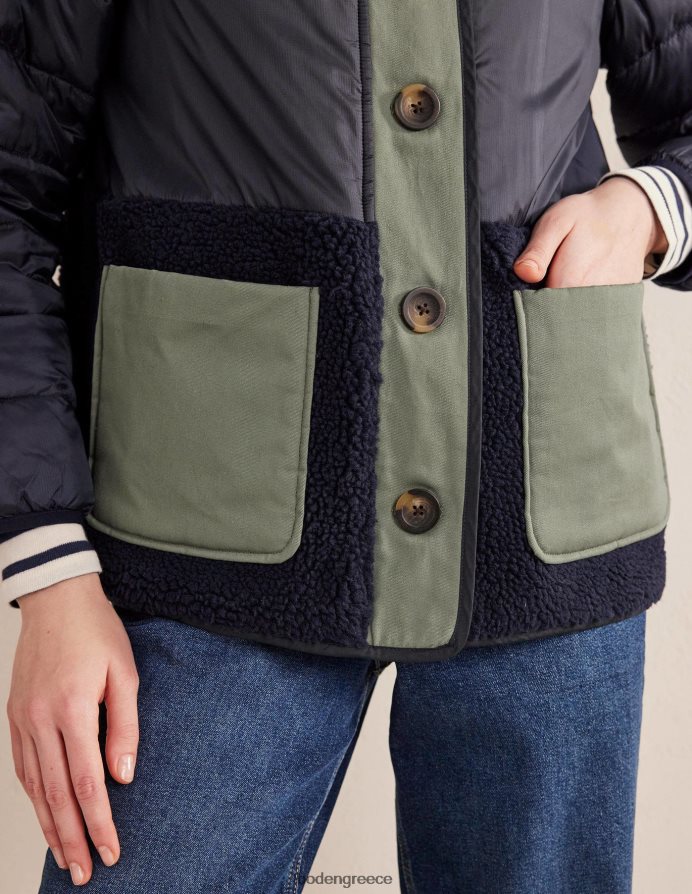 ΠΟΛΕΜΙΚΟ ΝΑΥΤΙΚΟ είδη ένδυσης καπιτονέ μπουφάν μποργκ Boden γυναίκες 464PH81601