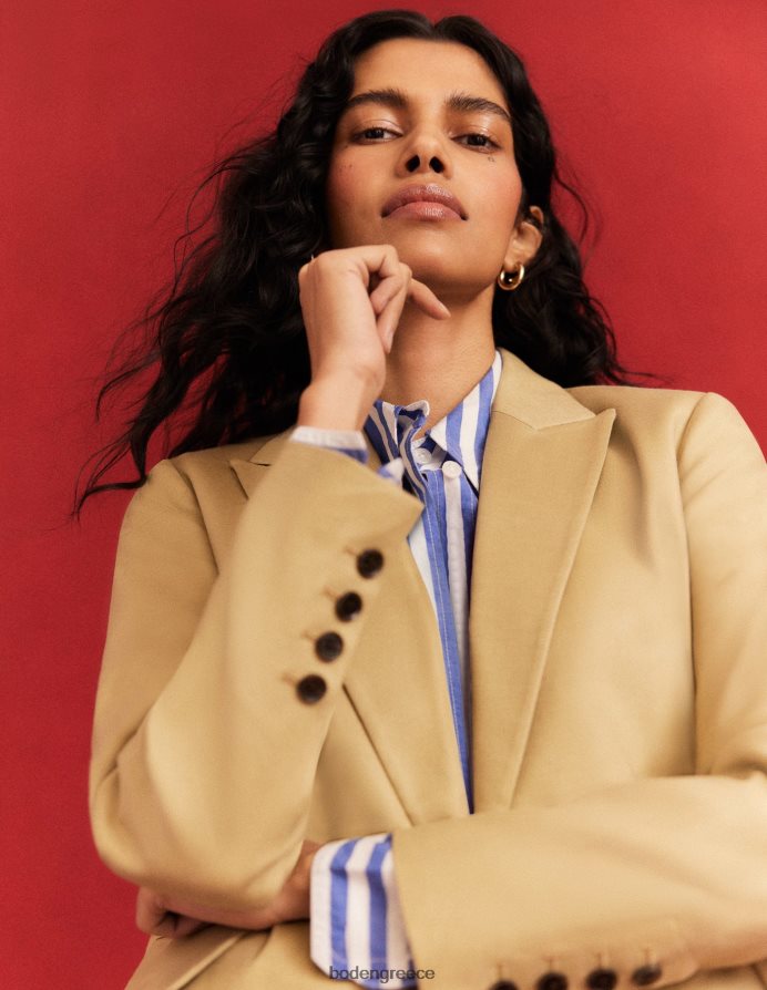 πράσινο σχιστόλιθο είδη ένδυσης Μπλέιζερ με διπλό στήθος Boden γυναίκες 464PH81622