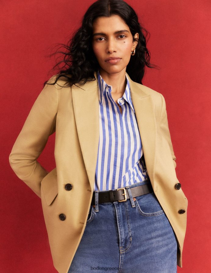 πράσινο σχιστόλιθο είδη ένδυσης Μπλέιζερ με διπλό στήθος Boden γυναίκες 464PH81622