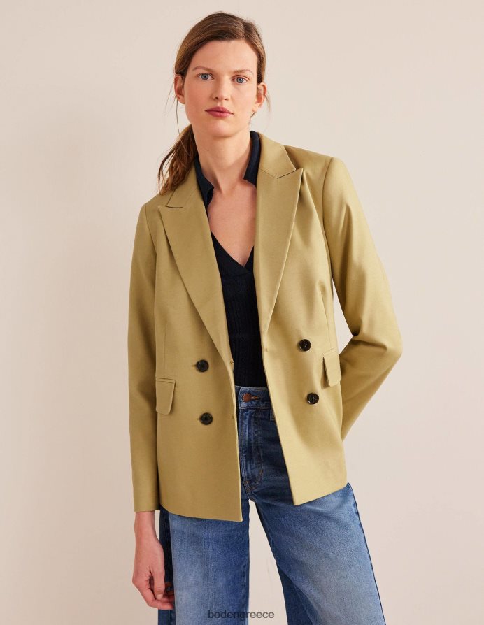 πράσινο σχιστόλιθο είδη ένδυσης Μπλέιζερ με διπλό στήθος Boden γυναίκες 464PH81622