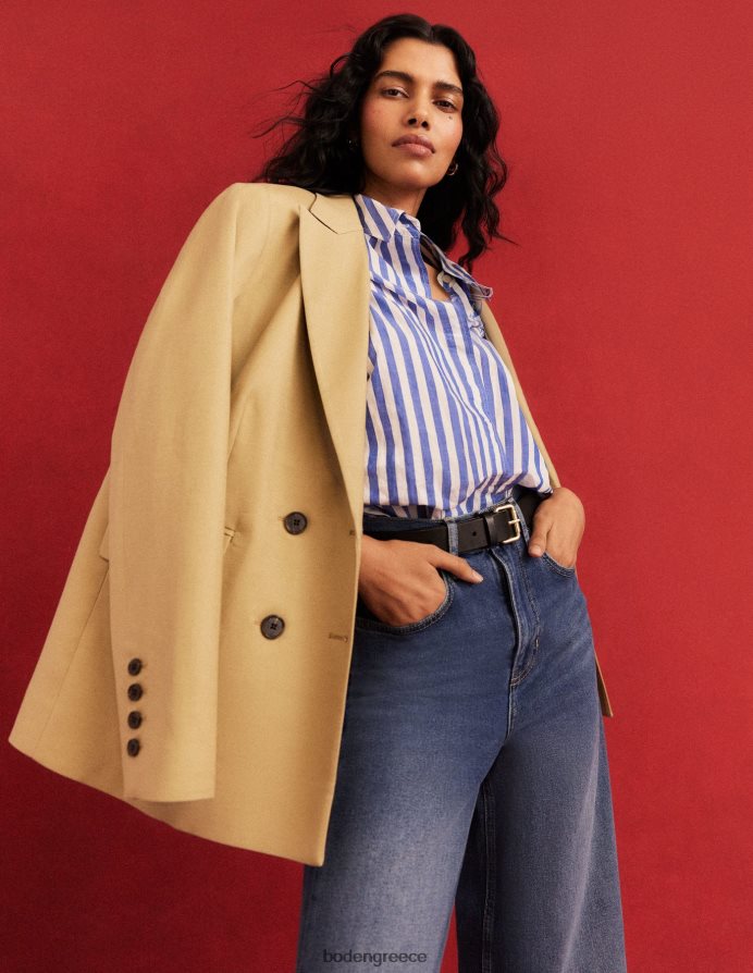 πράσινο σχιστόλιθο είδη ένδυσης Μπλέιζερ με διπλό στήθος Boden γυναίκες 464PH81622