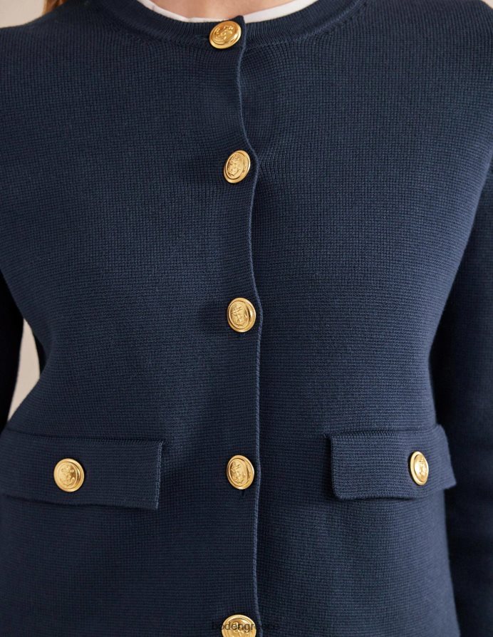 ΠΟΛΕΜΙΚΟ ΝΑΥΤΙΚΟ είδη ένδυσης πουρνάρι πλεκτό σακάκι Boden γυναίκες 464PH82479