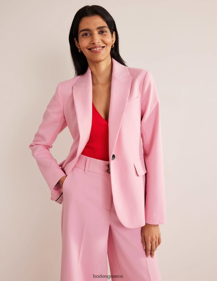 ροζ είδη ένδυσης προσαρμοσμένο σακάκι κοστουμιού Boden γυναίκες 464PH82496