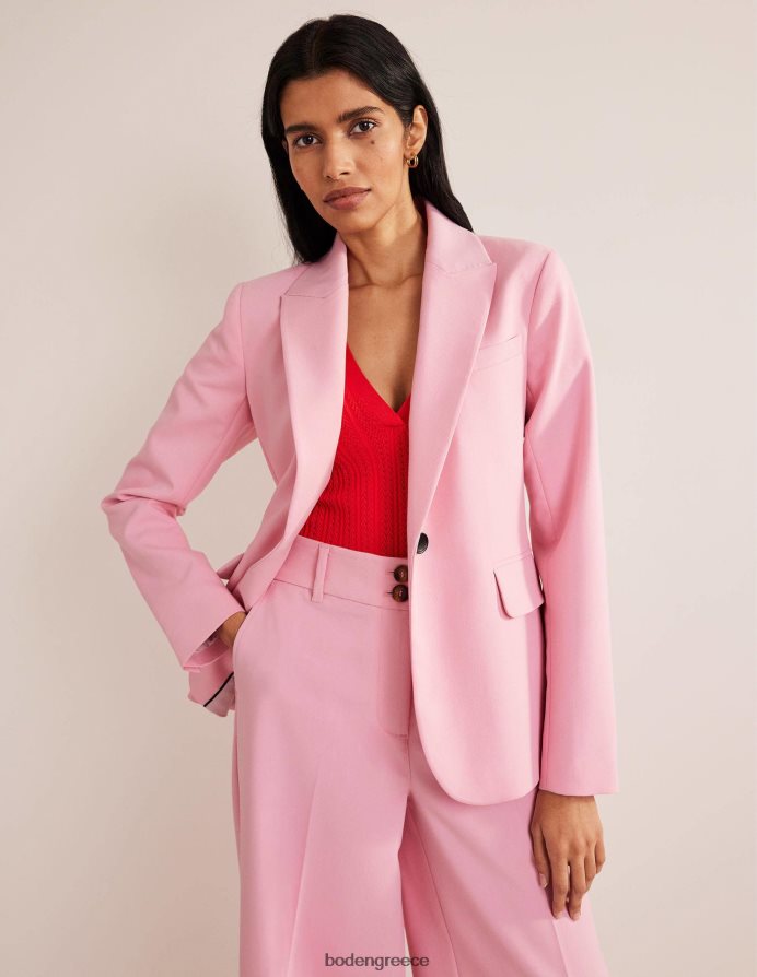 ροζ είδη ένδυσης προσαρμοσμένο σακάκι κοστουμιού Boden γυναίκες 464PH82496