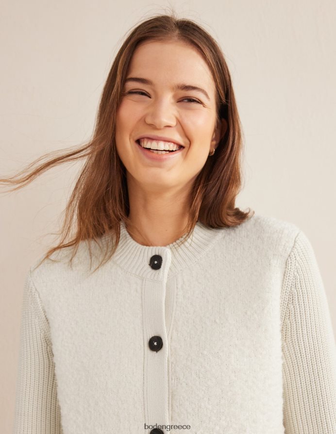 ζεστό ελεφαντόδοντο είδη ένδυσης άνετο boucle coatigan Boden γυναίκες 464PH82101