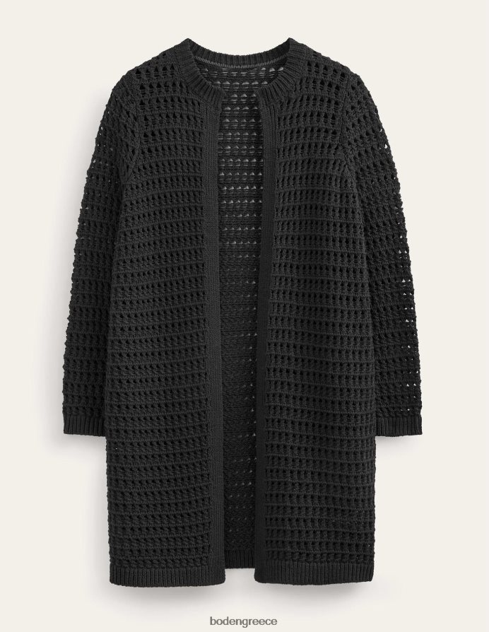 μαύρος είδη ένδυσης κροσέ coatigan Boden γυναίκες 464PH81592