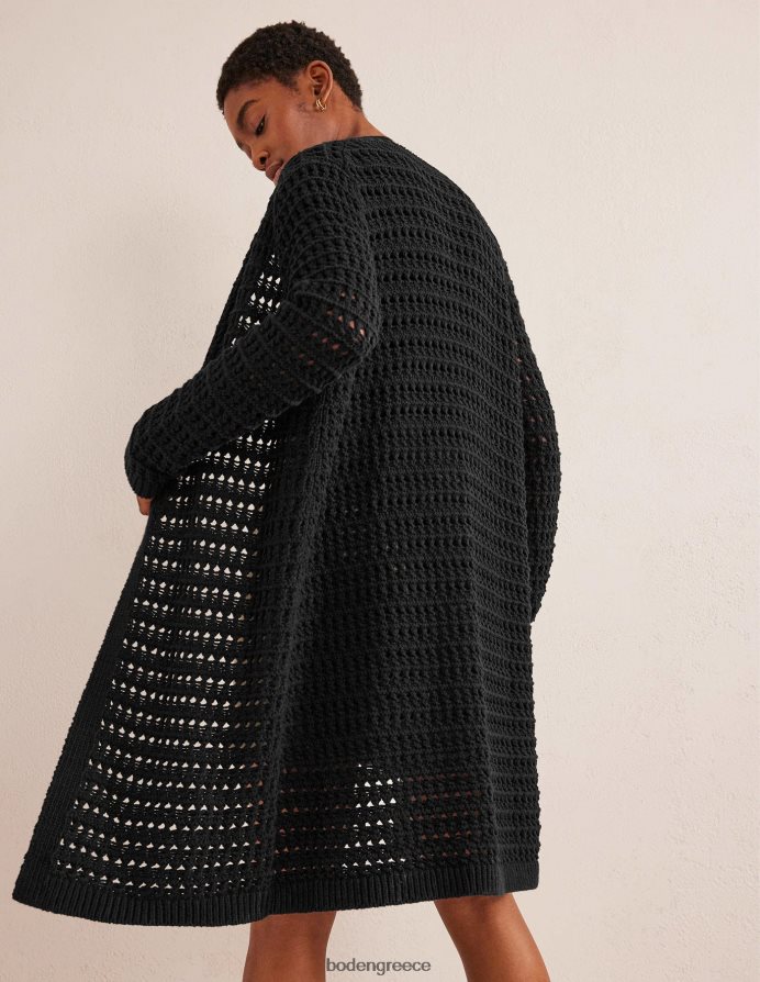 μαύρος είδη ένδυσης κροσέ coatigan Boden γυναίκες 464PH81592