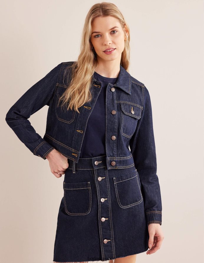ινδικό είδη ένδυσης cropped casual βαμβακερό τζάκετ Boden γυναίκες 464PH81379