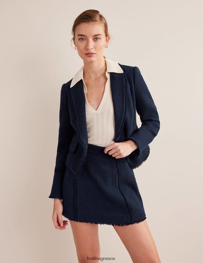ΠΟΛΕΜΙΚΟ ΝΑΥΤΙΚΟ είδη ένδυσης το york cropped cotton blazer Boden γυναίκες 464PH81302