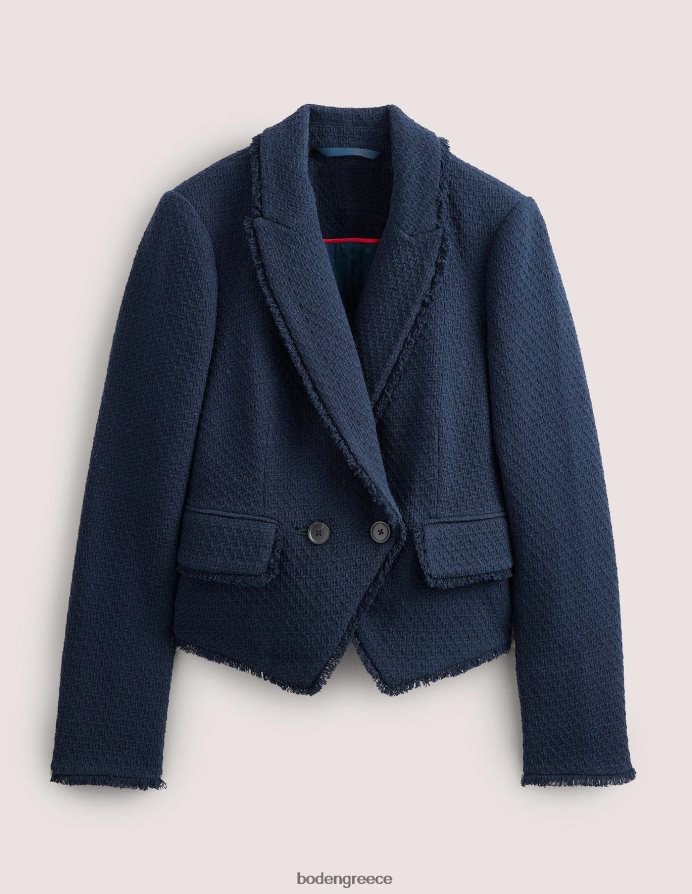 ΠΟΛΕΜΙΚΟ ΝΑΥΤΙΚΟ είδη ένδυσης το york cropped cotton blazer Boden γυναίκες 464PH81302