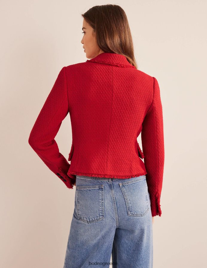 τάρτα φράουλα είδη ένδυσης το york cropped cotton blazer Boden γυναίκες 464PH81429