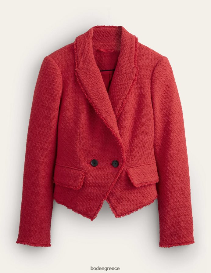 τάρτα φράουλα είδη ένδυσης το york cropped cotton blazer Boden γυναίκες 464PH81429