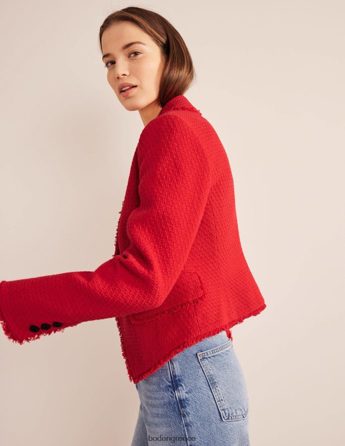 τάρτα φράουλα είδη ένδυσης το york cropped cotton blazer Boden γυναίκες 464PH81429