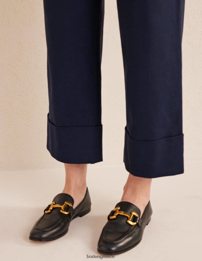 ΠΟΛΕΜΙΚΟ ΝΑΥΤΙΚΟ είδη ένδυσης προσαρμοσμένο γυρισμένο παντελόνι Boden γυναίκες 464PH81045