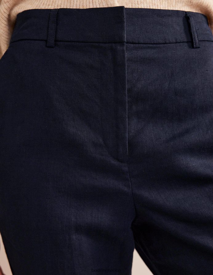 ΠΟΛΕΜΙΚΟ ΝΑΥΤΙΚΟ είδη ένδυσης κωνικό λινό παντελόνι Boden γυναίκες 464PH81281