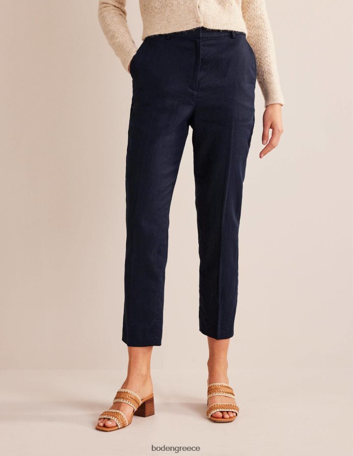ΠΟΛΕΜΙΚΟ ΝΑΥΤΙΚΟ είδη ένδυσης κωνικό λινό παντελόνι Boden γυναίκες 464PH81281