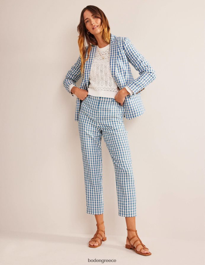 έλεγχος είδη ένδυσης κωνικό λινό παντελόνι Boden γυναίκες 464PH81581