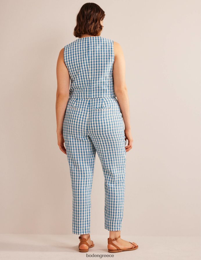 έλεγχος είδη ένδυσης κωνικό λινό παντελόνι Boden γυναίκες 464PH81581