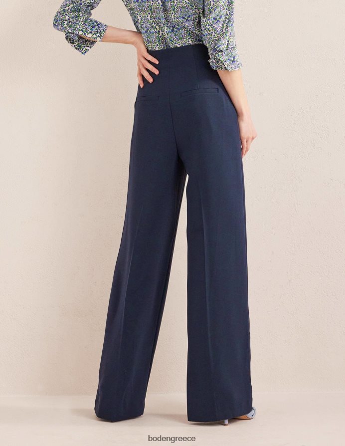 ΠΟΛΕΜΙΚΟ ΝΑΥΤΙΚΟ είδη ένδυσης φαρδύ κρεπ παντελόνι Boden γυναίκες 464PH82200