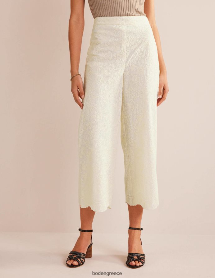 ελεφαντόδοντο είδη ένδυσης κεντημένο φαρδύ παντελόνι Boden γυναίκες 464PH8947