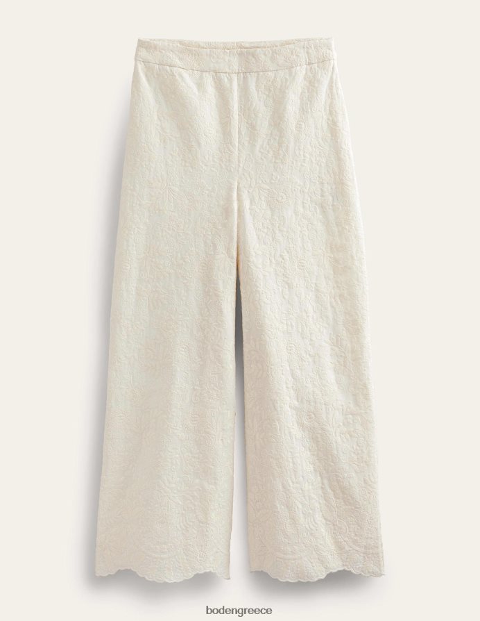 ελεφαντόδοντο είδη ένδυσης κεντημένο φαρδύ παντελόνι Boden γυναίκες 464PH8947