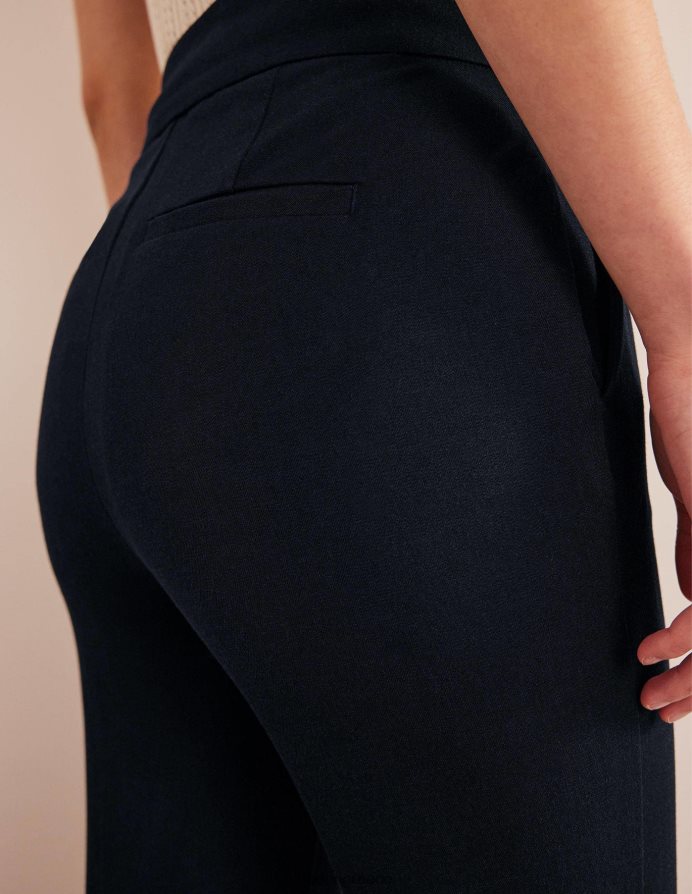 ΠΟΛΕΜΙΚΟ ΝΑΥΤΙΚΟ είδη ένδυσης bi-stretch crop flare παντελόνι Boden γυναίκες 464PH8340