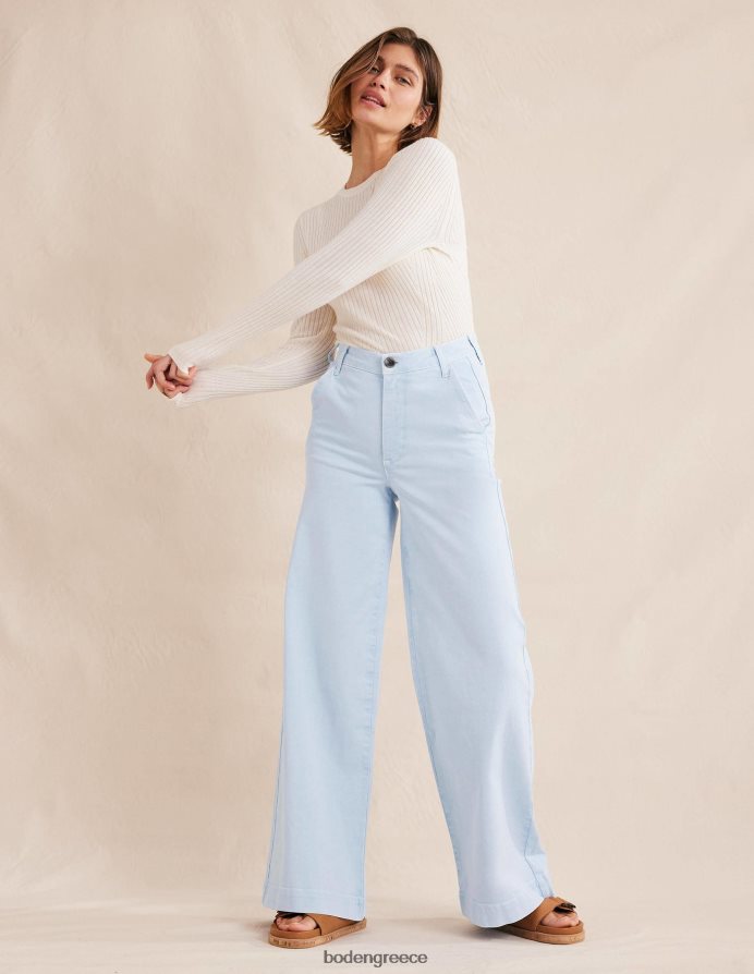 μπλε ξένον είδη ένδυσης casual φαρδύ παντελόνι Boden γυναίκες 464PH81120