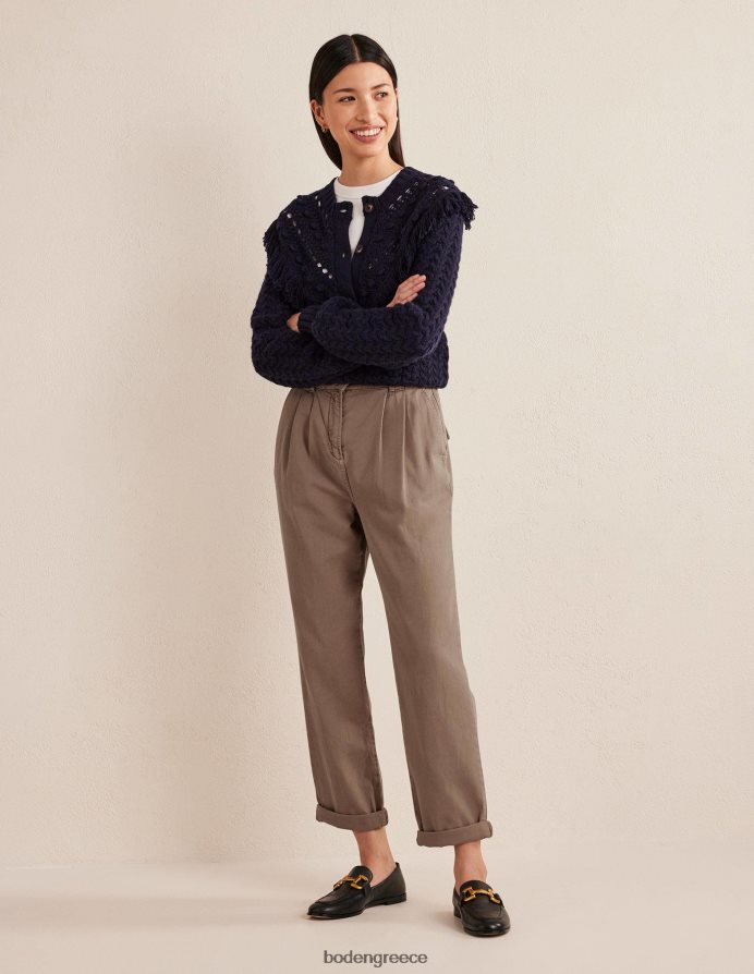 ελαφίνα είδη ένδυσης πλυμένο βαμβακερό casual παντελόνι Boden γυναίκες 464PH82216