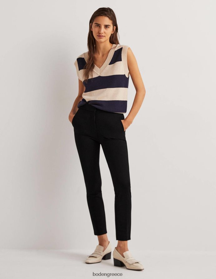 μαύρος είδη ένδυσης παντελόνι ζέρσεϊ hampshire 7/8 Boden γυναίκες 464PH8334