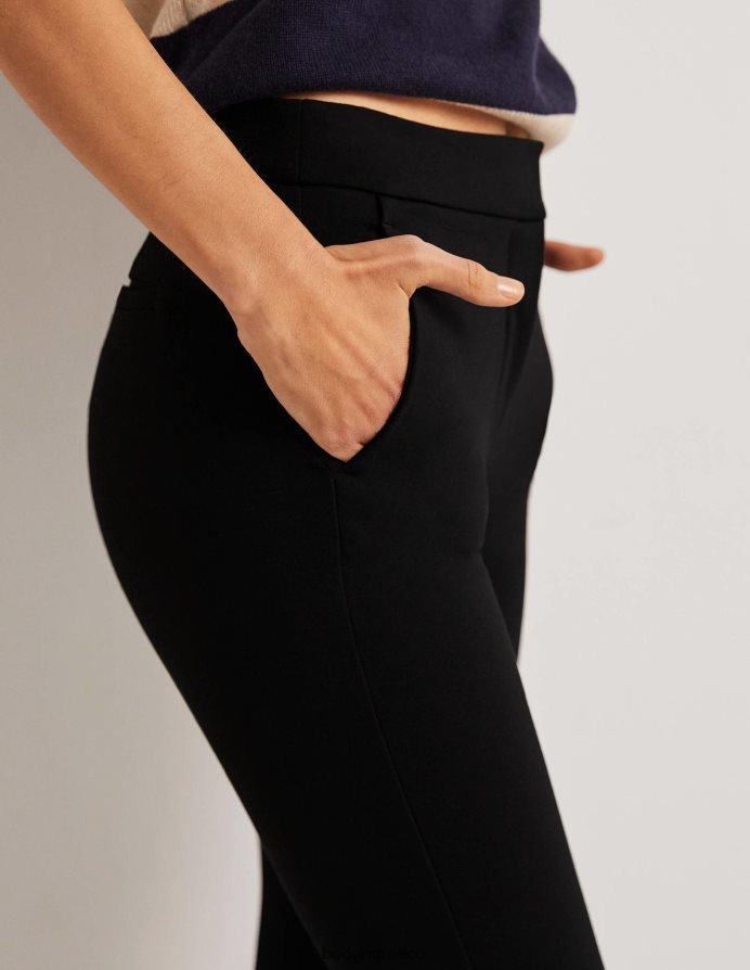 μαύρος είδη ένδυσης παντελόνι ζέρσεϊ hampshire 7/8 Boden γυναίκες 464PH8334