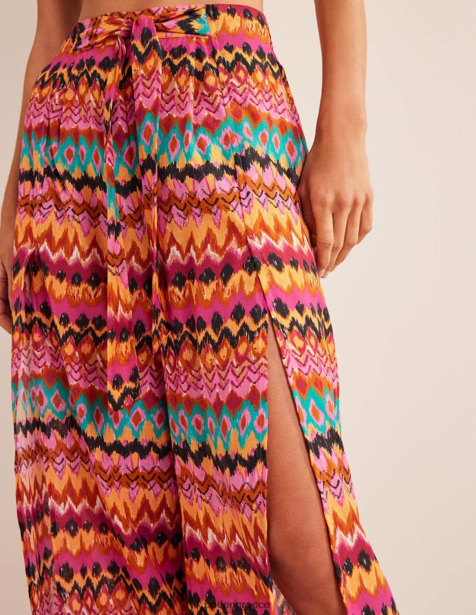 multi & ikat είδη ένδυσης τραβήξτε το πλαϊνό σχισμένο παντελόνι Boden γυναίκες 464PH82489