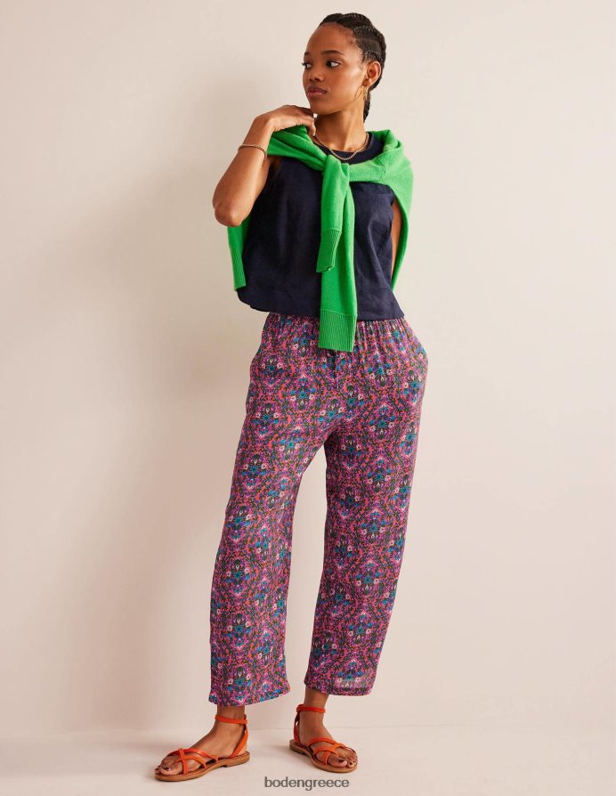 multi & vine βεράντα είδη ένδυσης τσακισμένο παντελόνι Boden γυναίκες 464PH81460