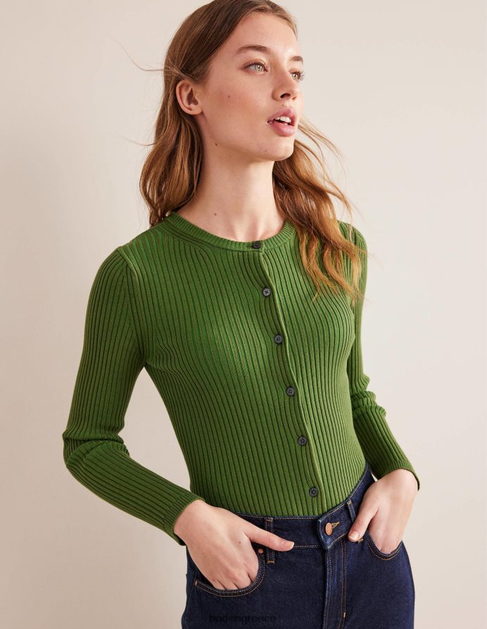 φύλακας πάρκου είδη ένδυσης ζακέτα με ραβδώσεις Boden γυναίκες 464PH81213